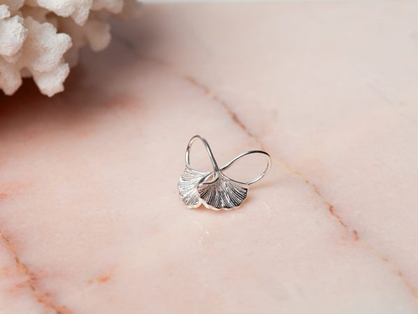 Oorbellen Earring Ginkgo Petal 925 sterling zilver Laura Design