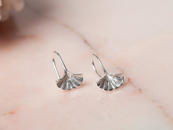 Oorbellen Earring Ginkgo Petal 925 sterling zilver Laura Design