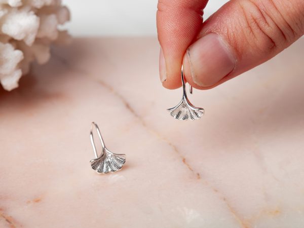 Oorbellen Earring Ginkgo Petal 925 sterling zilver Laura Design