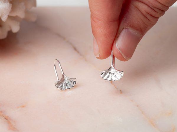 Oorbellen Earring Ginkgo Petal 925 sterling zilver Laura Design