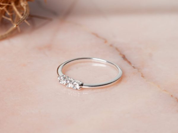 Ring Natalie 925 sterling zilver white cubic zirconia Laura Design