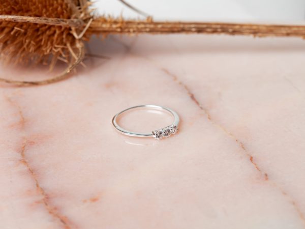 Ring Natalie 925 sterling zilver white cubic zirconia Laura Design