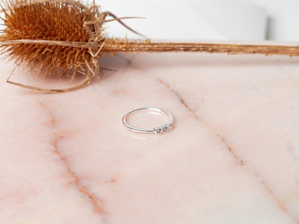 Ring Natalie 925 sterling zilver white cubic zirconia Laura Design