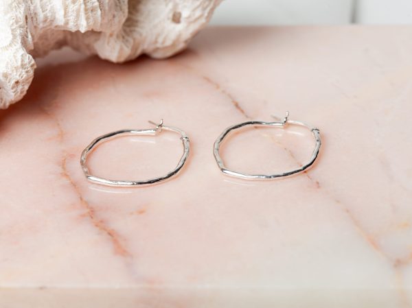 Oorbellen Hoop Earrings Genesis 925 sterling zilver Laura Design