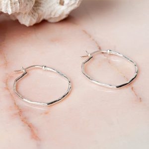 Oorbellen Hoop Earrings Genesis 925 sterling zilver Laura Design