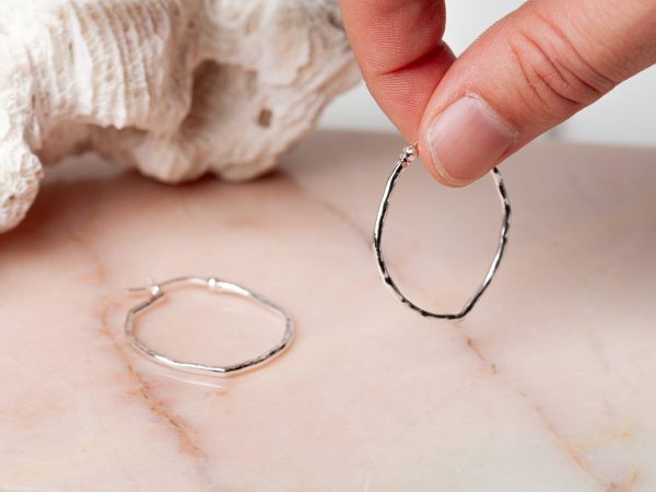 Oorbellen Hoop Earrings Genesis 925 sterling zilver Laura Design