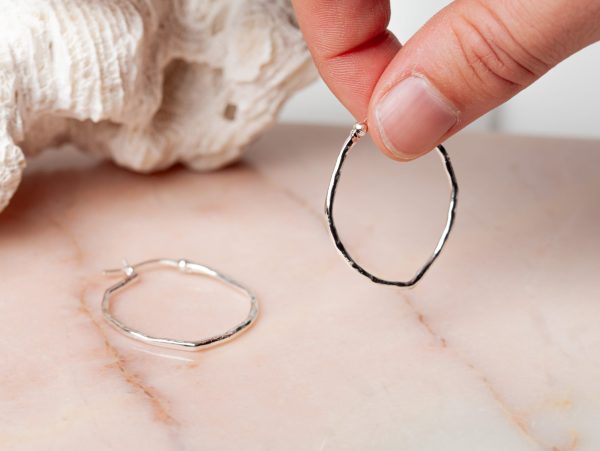 Oorbellen Hoop Earrings Genesis 925 sterling zilver Laura Design