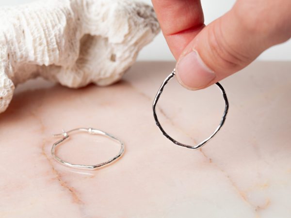 Oorbellen Hoop Earrings Genesis 925 sterling zilver Laura Design