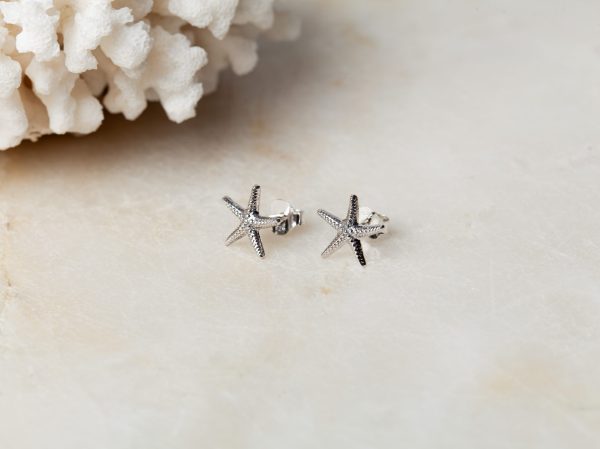 Oorbellen Earstud Starfish 925 sterling zilver Laura Design