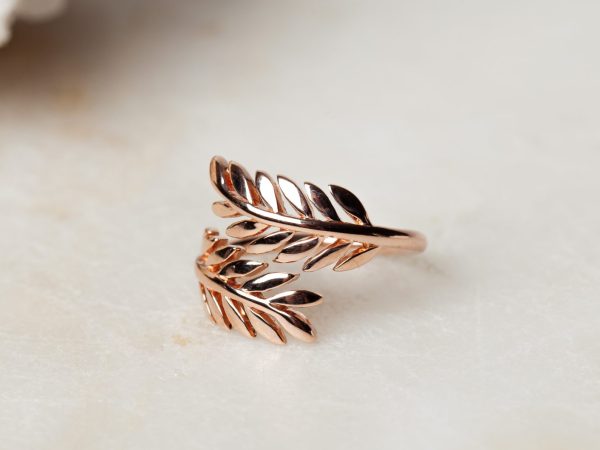 Ring Naturelmente 925 sterling zilver en 18K roségoud Laura Design