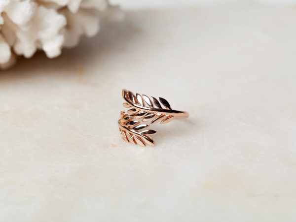 Ring Naturelmente 925 sterling zilver en 18K roségoud Laura Design