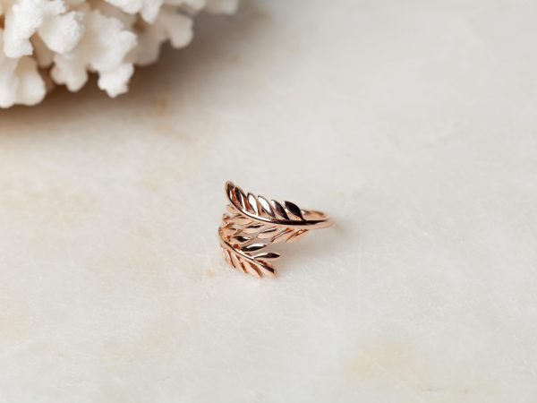 Ring Naturelmente 925 sterling zilver en 18K roségoud Laura Design