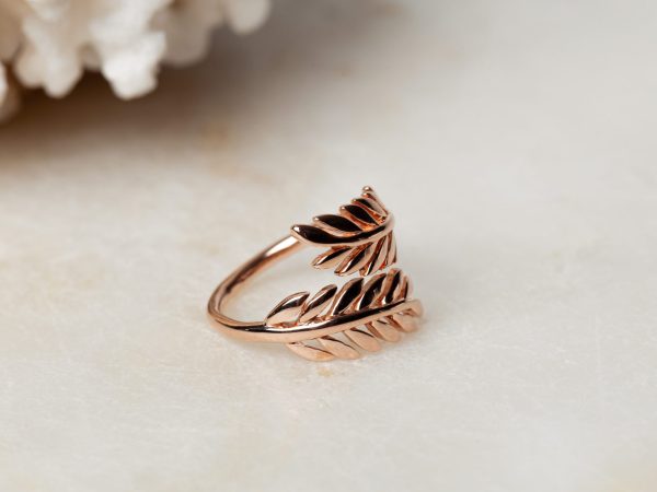 Ring Naturelmente 925 sterling zilver en 18K roségoud Laura Design