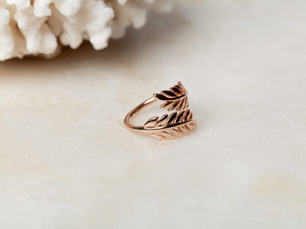 Ring Naturelmente 925 sterling zilver en 18K roségoud Laura Design