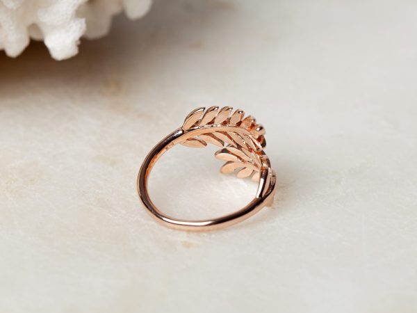 Ring Naturelmente 925 sterling zilver en 18K roségoud Laura Design