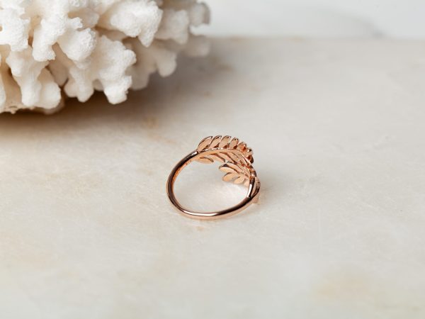 Ring Naturelmente 925 sterling zilver en 18K roségoud Laura Design