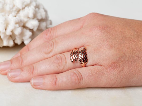 Ring Naturelmente 925 sterling zilver en 18K roségoud Laura Design