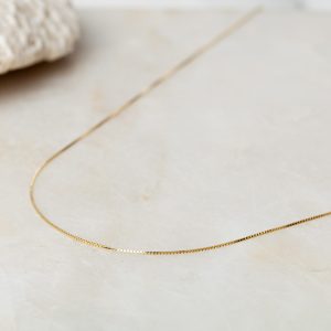 Ketting Necklace Keira 925 sterling zilver en 18K goud Laura Design 1e