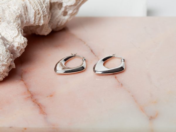 Oorbellen Hoop Earrings Adelin 925 sterling zilver Laura Design