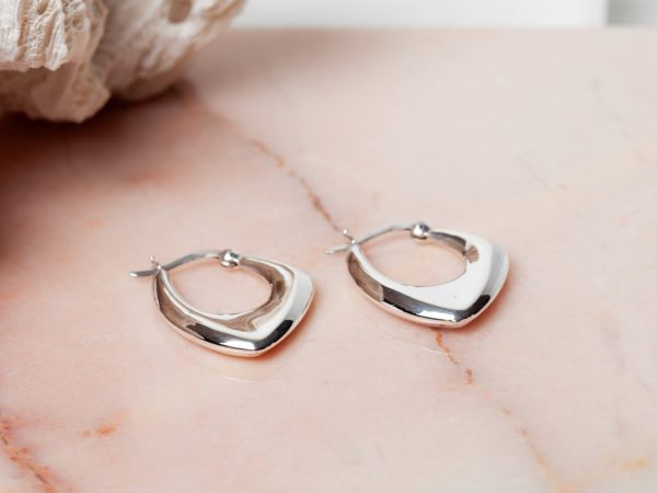 Oorbellen Hoop Earrings Adelin 925 sterling zilver Laura Design