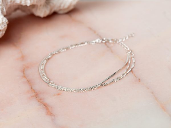 Armband Bracelet Lauren 925 sterling zilver Laura Design 1e