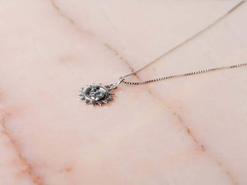 Ketting Necklace Sunbeam 925 sterling zilver Laura Design