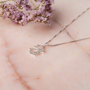 Ketting Necklace Artistic Rabbit 925 sterling zilver Laura Design