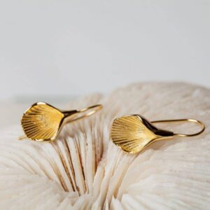 Oorbellen Earring Chalice 925 sterling zilver en 18K goud Laura Design