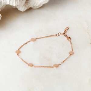 Armband Bracelet Celine 925 sterling zilver en 18K roségoud Laura Design