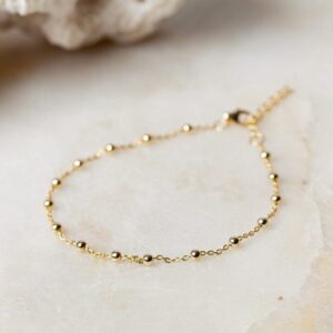 Verstelbare armband Bracelet Bodine 925 sterling zilver en 18K goud Laura Design