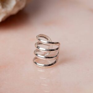 Oorbel zonder gaatje Ear Cuff Maddie 925 sterling zilver Laura Design