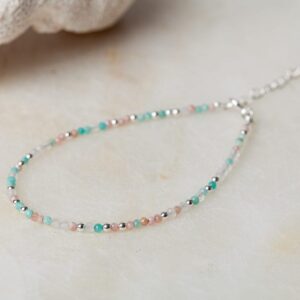 Armband Bracelet Gemstone Elements 925 sterling zilver en gemengde edelstenen Laura Design