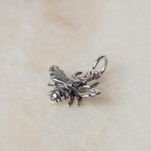Hanger Pendant Bee 925 sterling zilver oxidized Laura Design