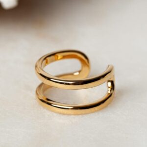 Ring Bo 925 sterling zilver en 18K goud Laura Design