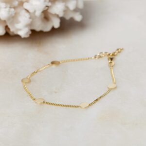 Armband Bracelet Celine 925 sterling zilver en 18K goud Laura Design