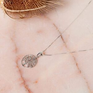 Ketting Necklace Albero della vita 925 sterling zilver Laura Design